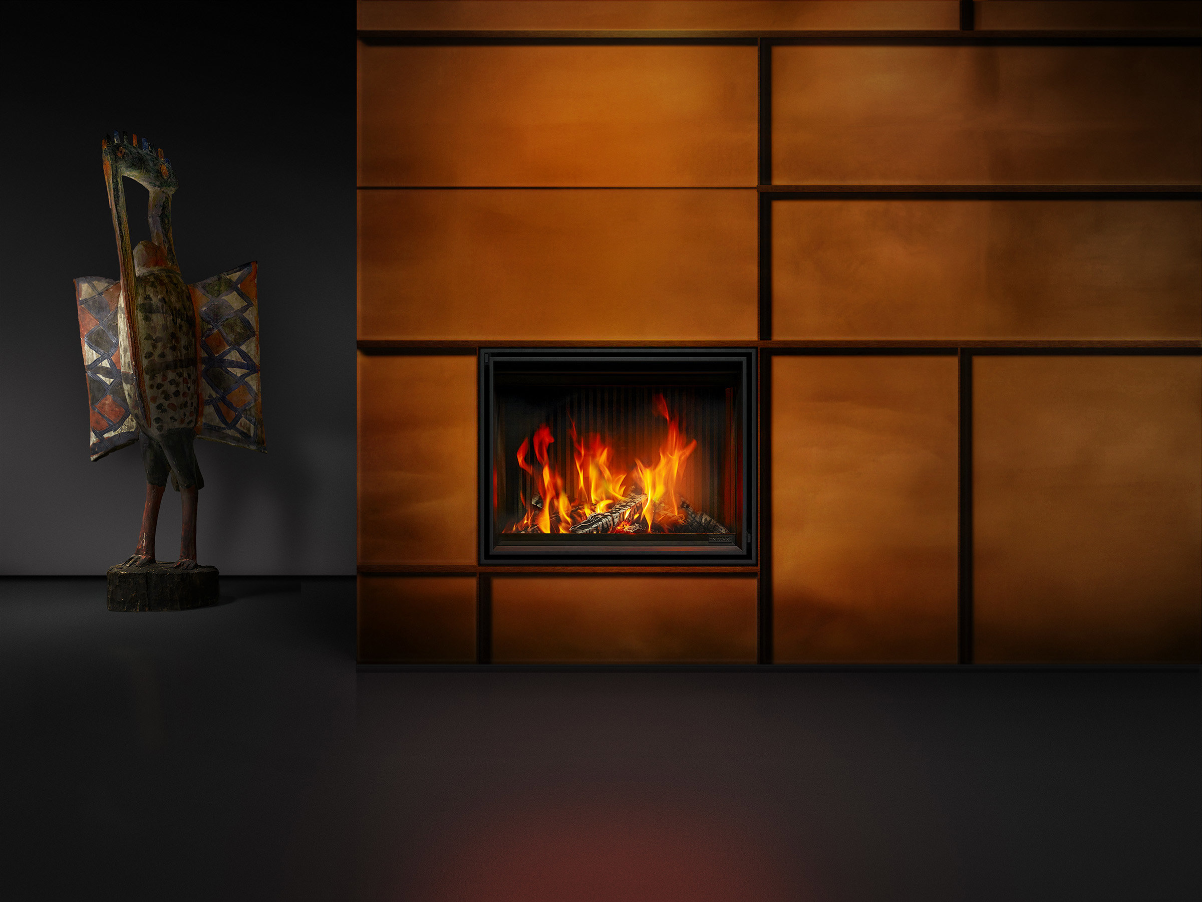 Evolux 70-55 - 4-zijdig kader - koper