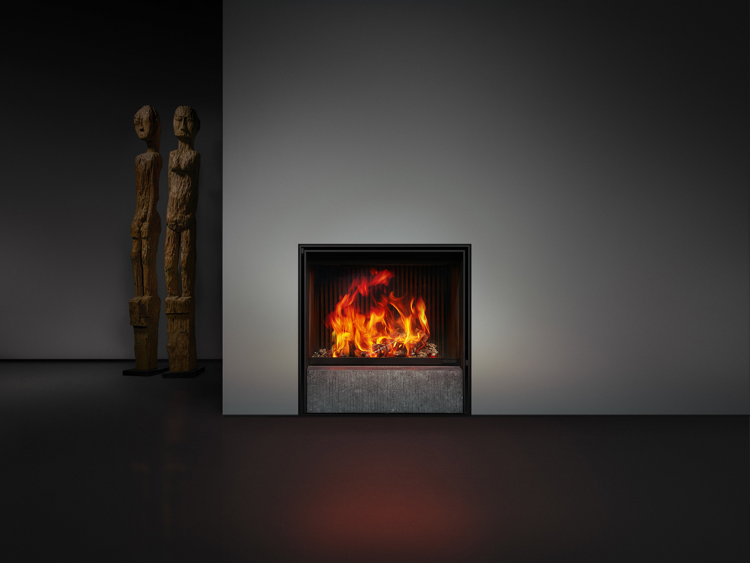 Evolux 70-55 - 3-zijdig kader met natuursteen