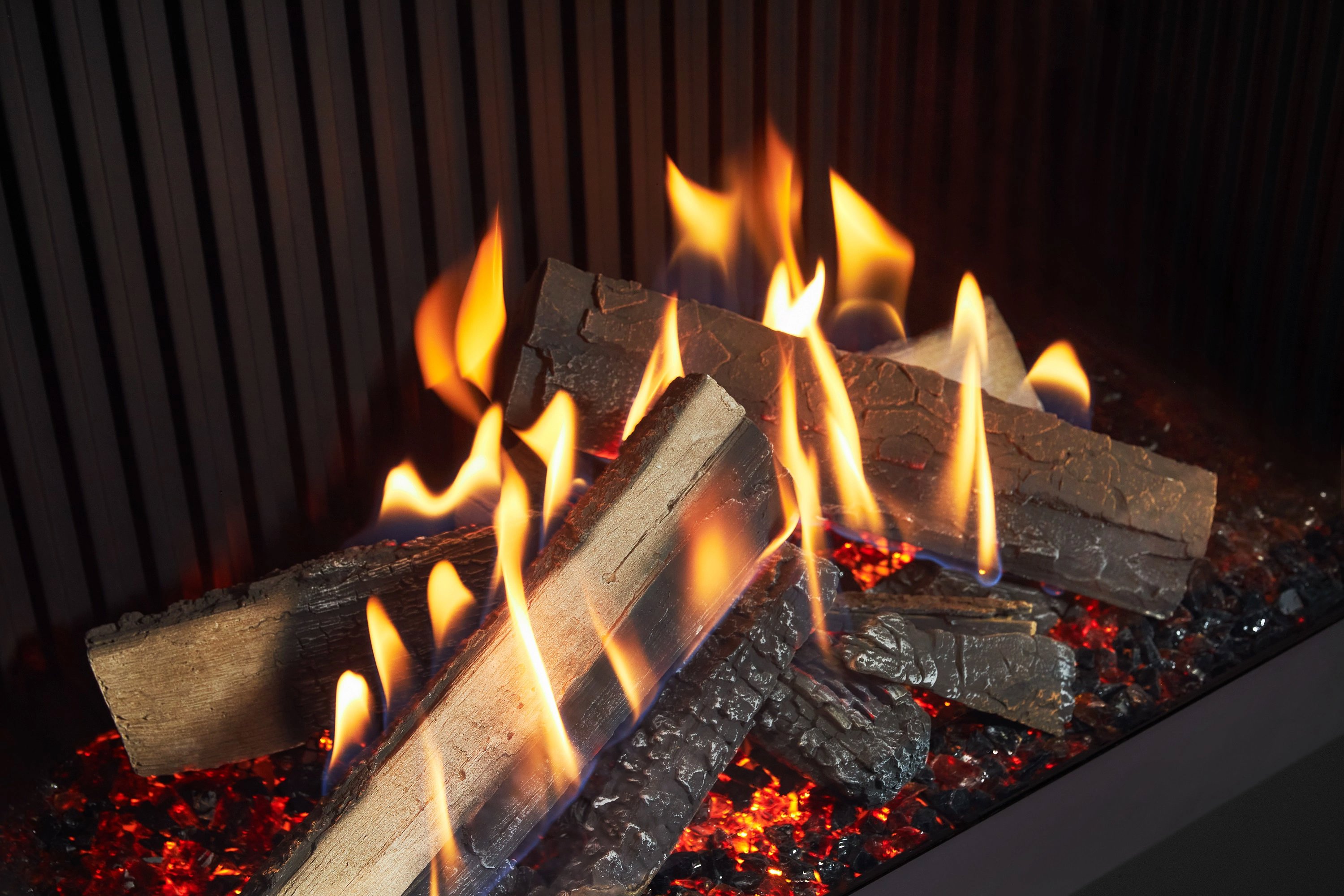 Gas Fire Front vlambeeld
