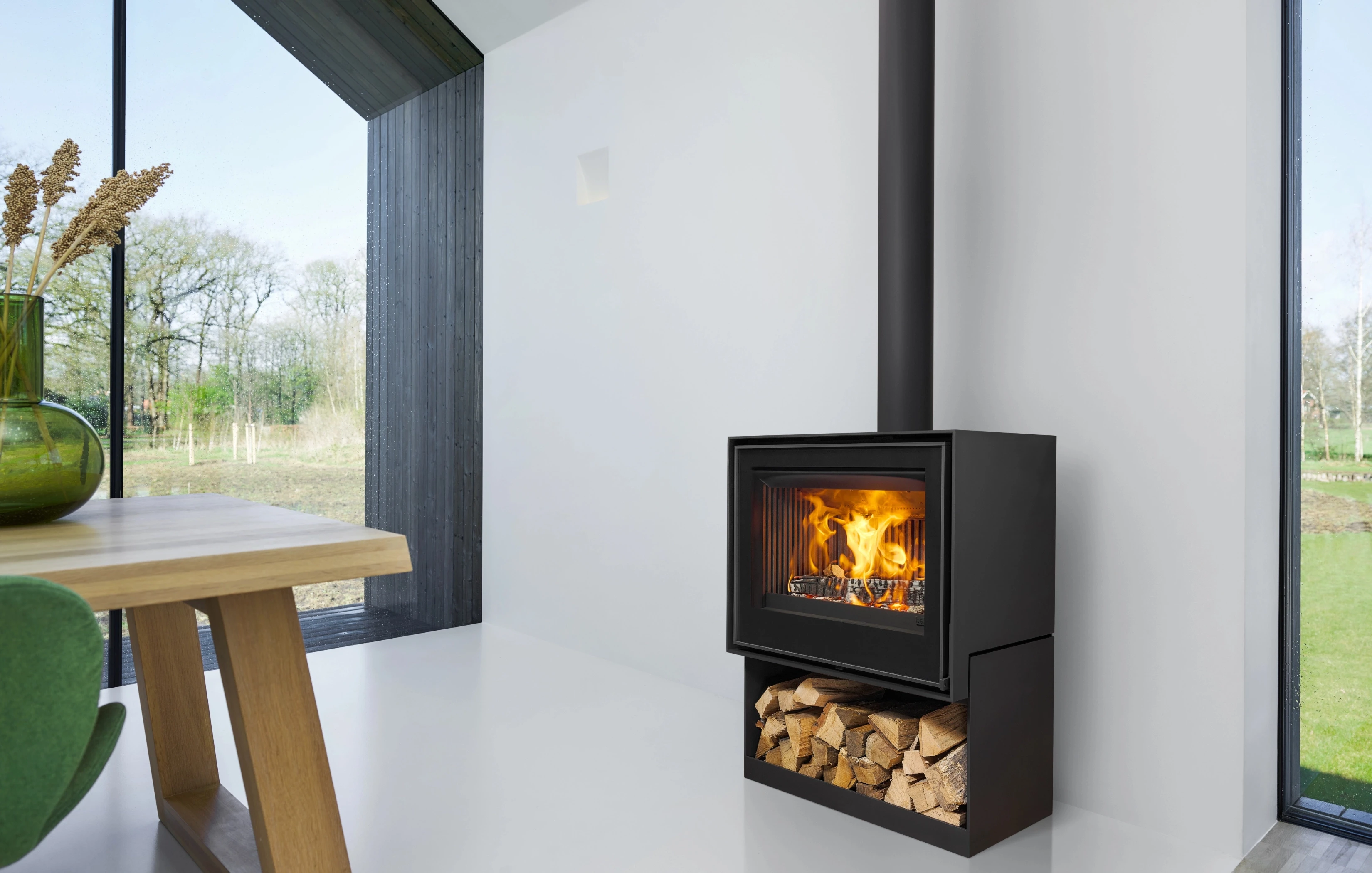 BOX25 75 HEADER met houtopslagmodule