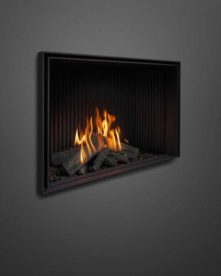Diverse kader Gas Fire Front