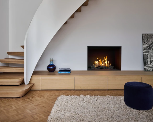Gas Fire Front NEW GALLERY 90x60 kader HD+