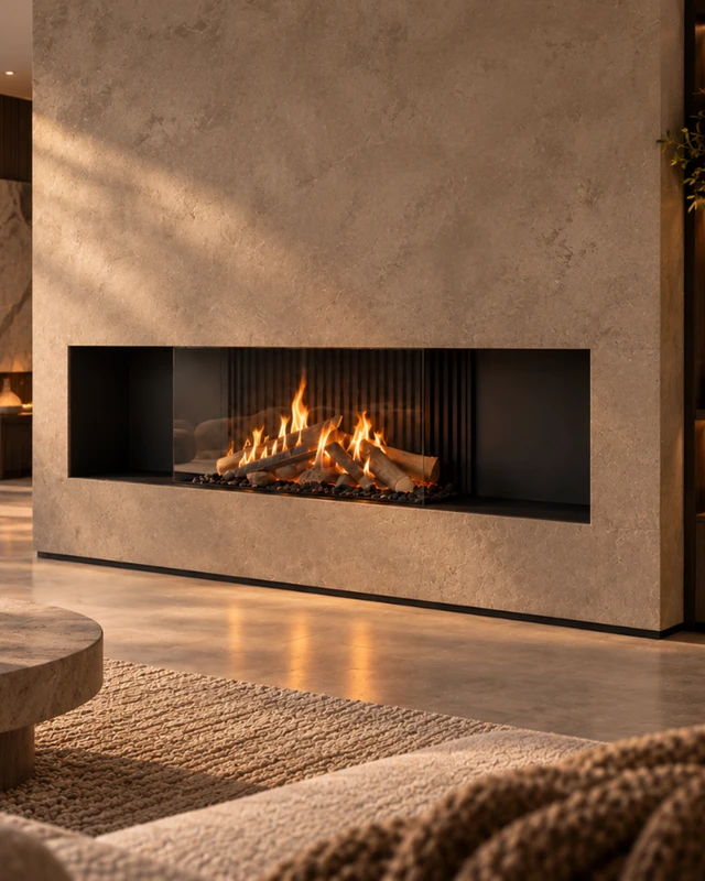 Gas Fire Panorama 100-50 PORTRAIT