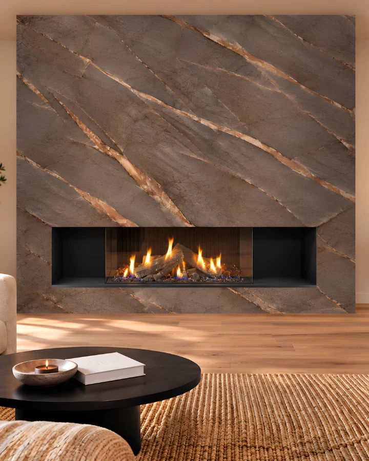 3D frame portrait 2 Gas Fire Panorama 100-50