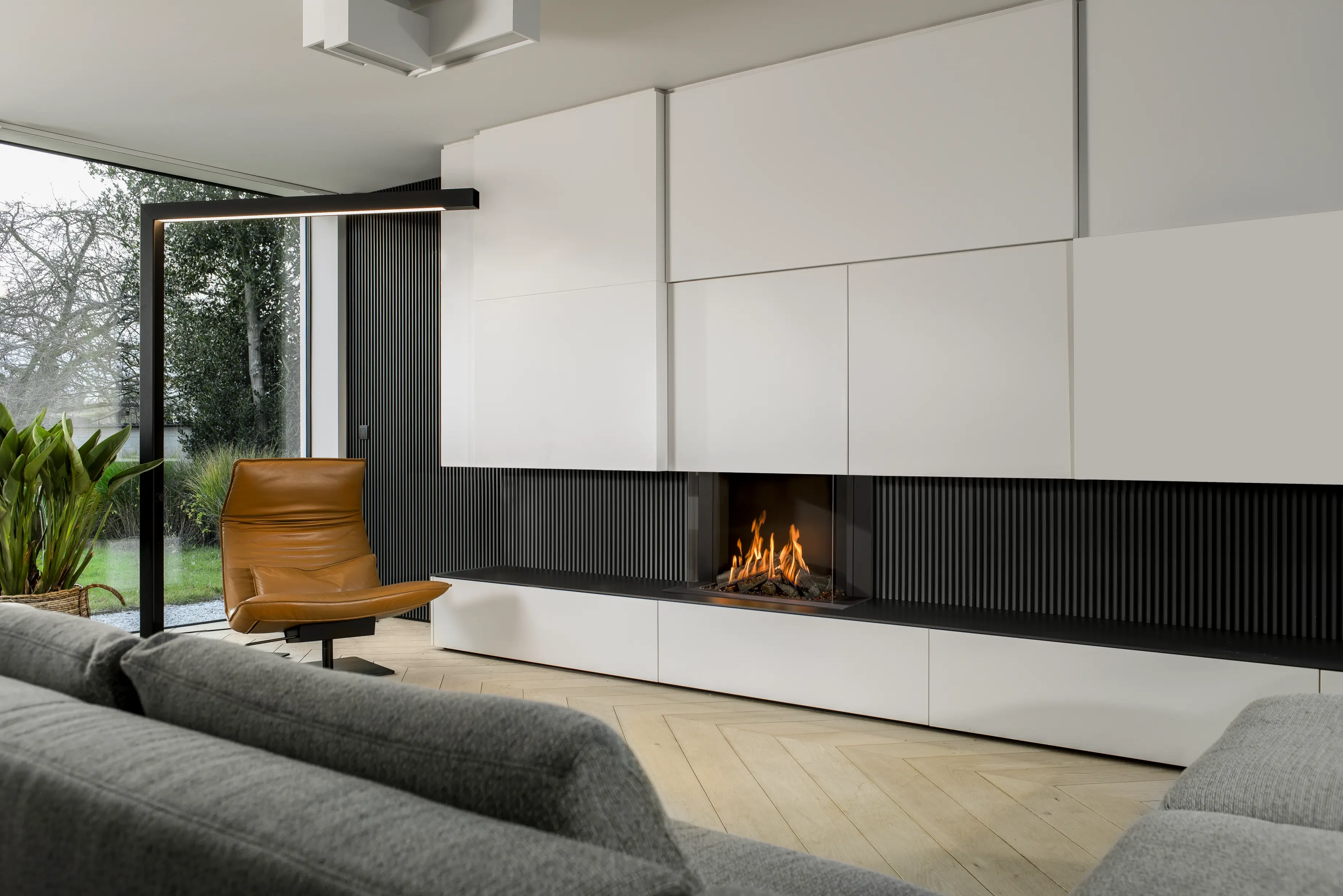 Gas Fire - Panorama 90 - 55