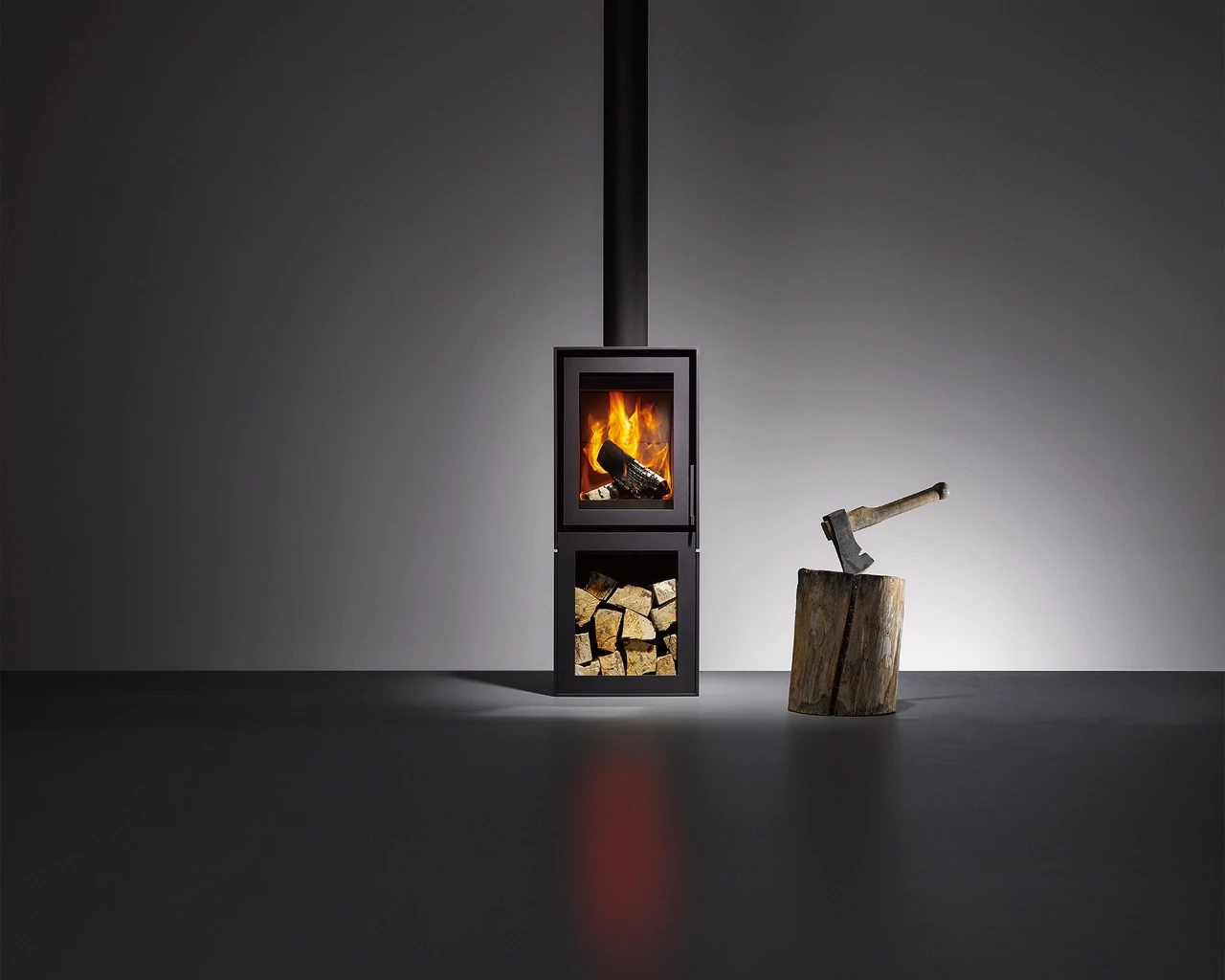 BOX20 40 GALLERY met houtopslagmodule