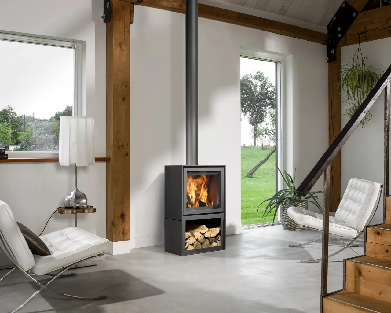 BOX20 67 GALLERY met houtopslagmodule