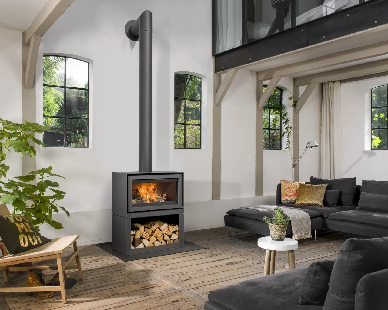 BOX20 75 GALLERY met houtopslagmodule
