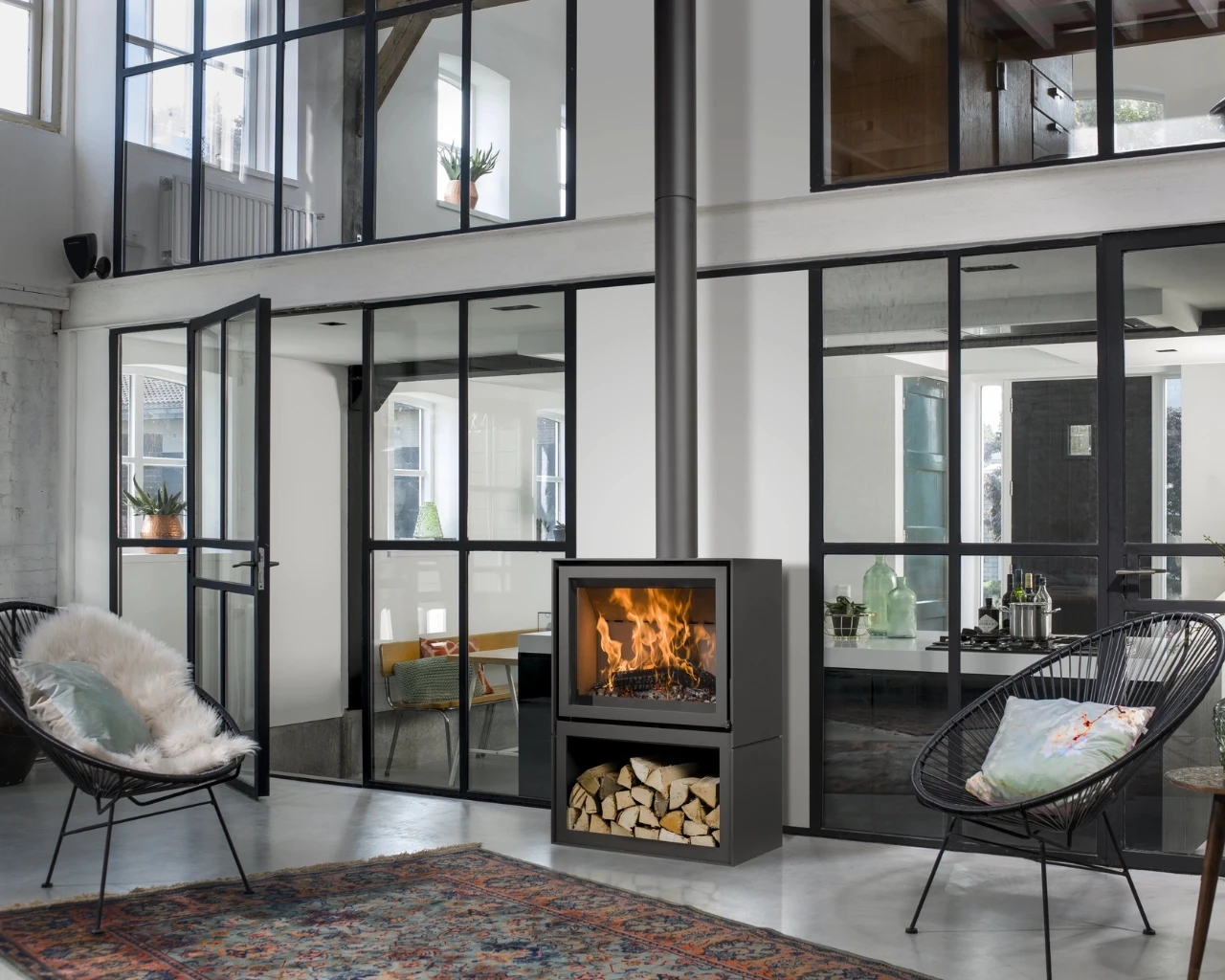 BOX20 80 GALLERY met houtopslagmodule