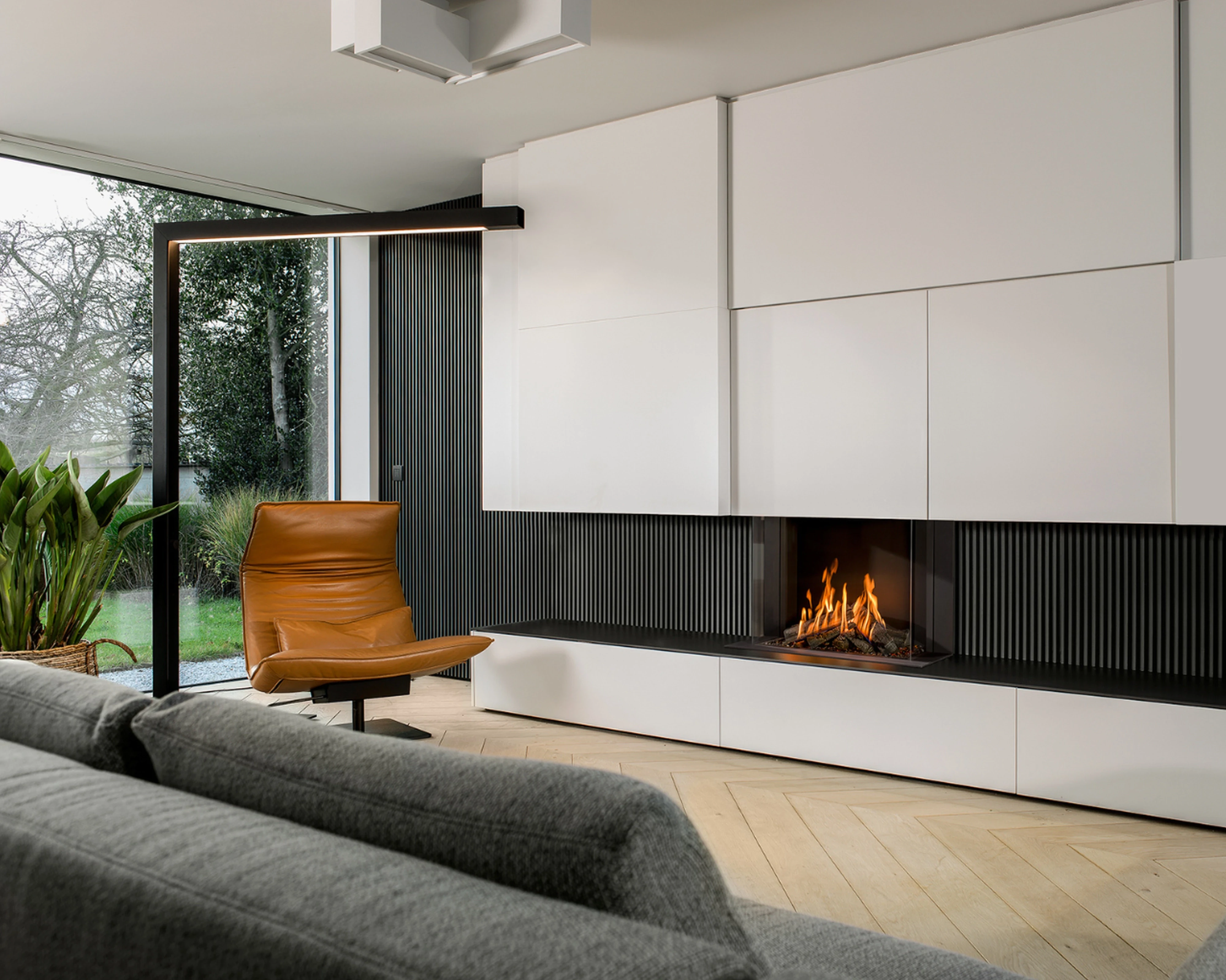 Gas Fire - Panorama 90 - 55