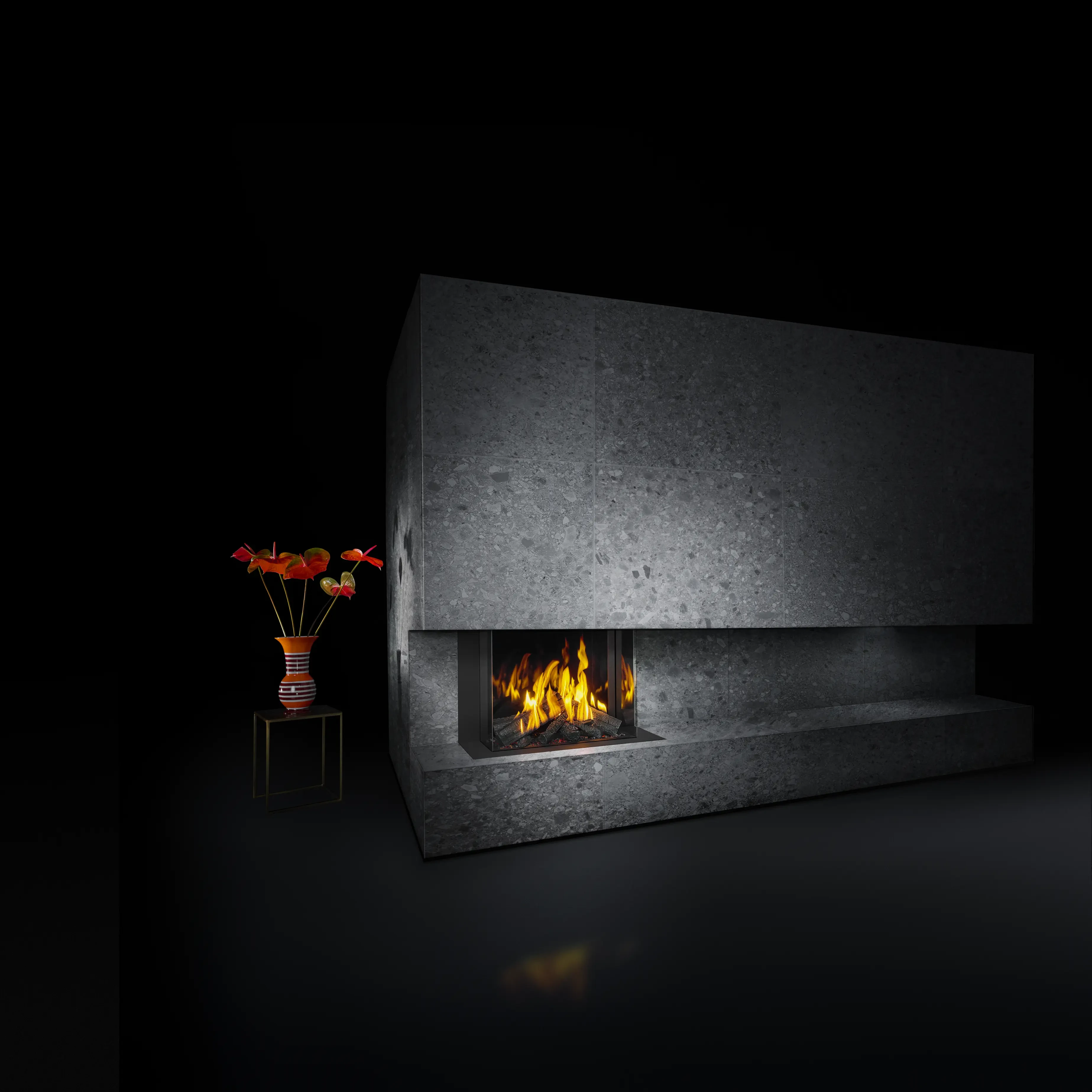 Gas Fire Panorama 70-55