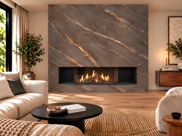 Gas Fire - Panorama 100-50 - 3D frame