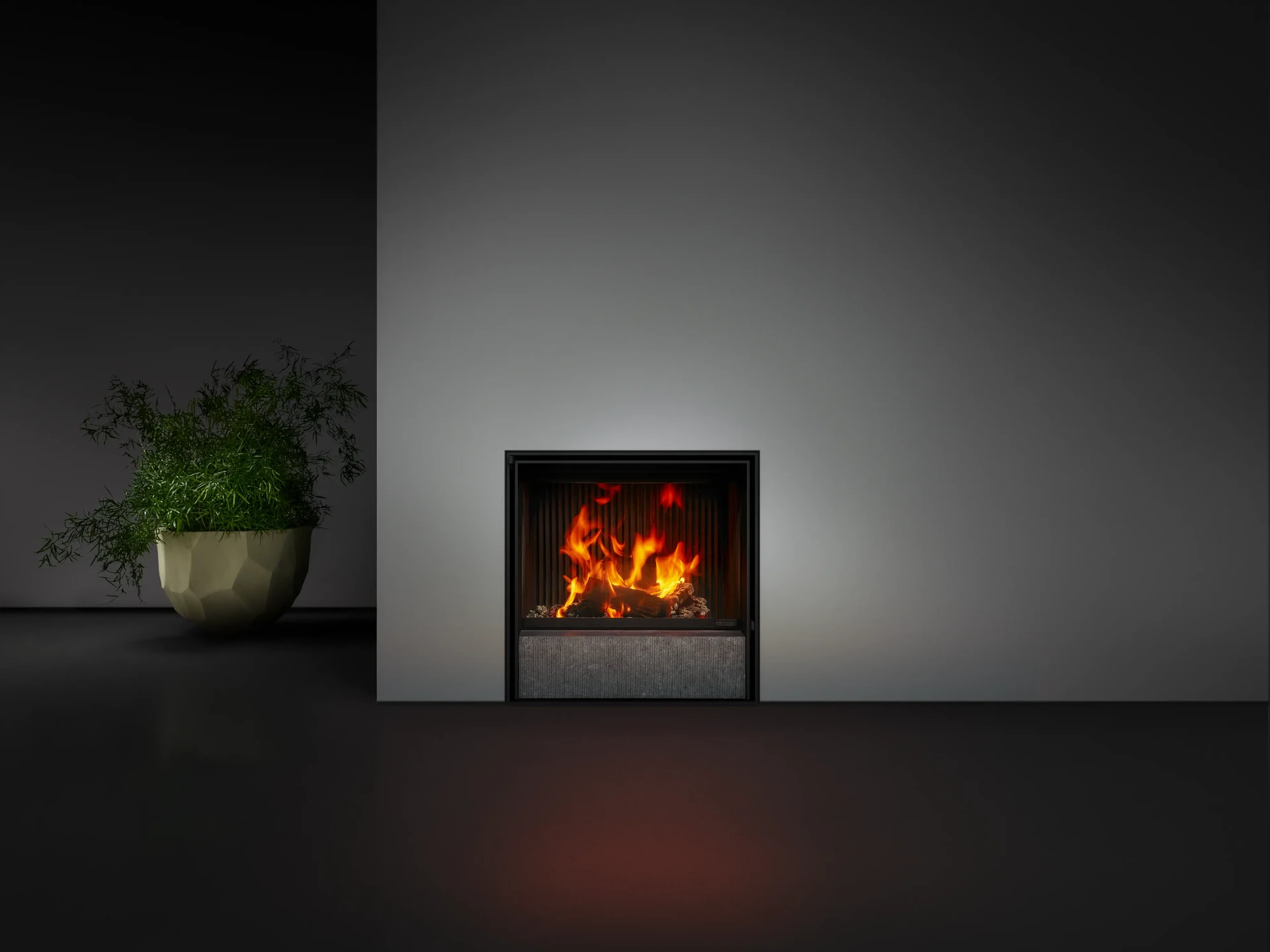 Evolux 65-45 - 3-zijdig kader met natuursteen