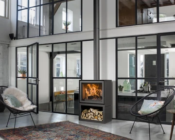 BOX20 80 GALLERY met houtopslagmodule