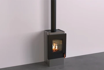 BOX 40 grijs zwart single