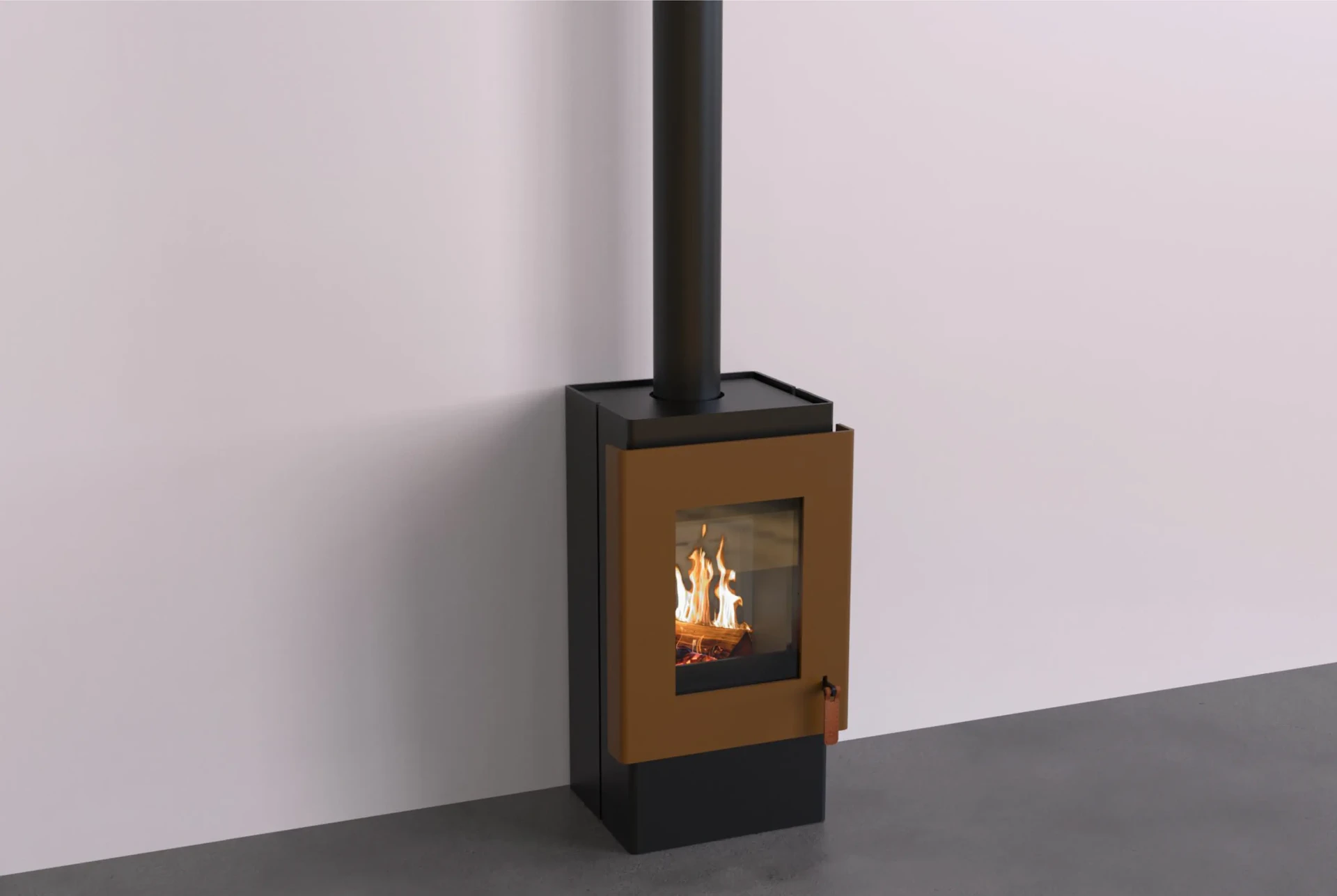 BOX 40 zwart roestbruin single