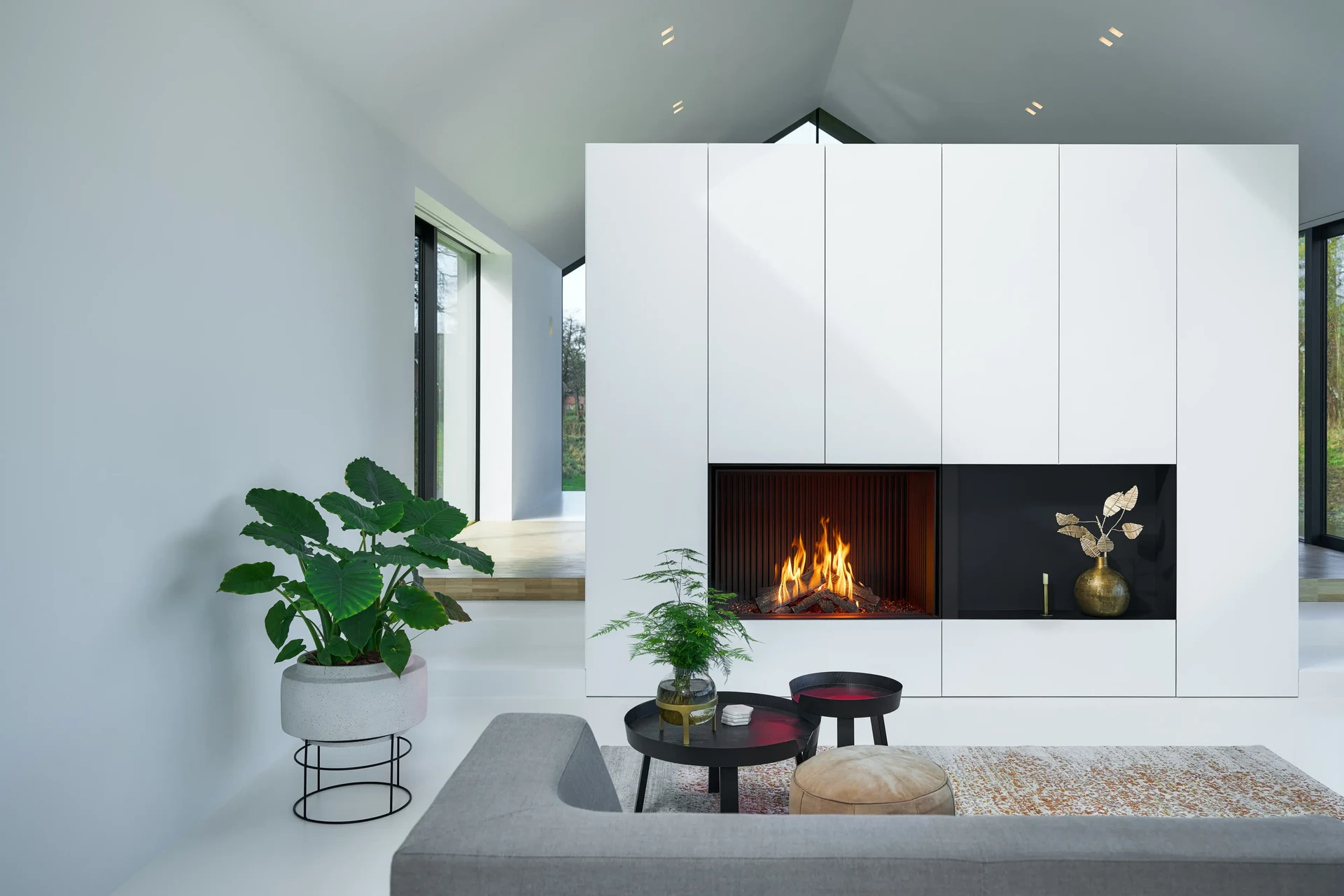 Gas Fire Front 110-75 kader FF+