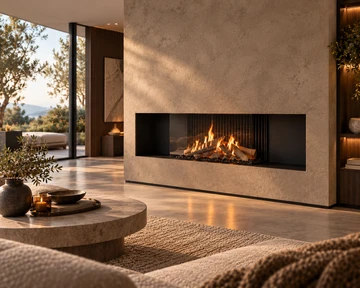 Gas Fire - Panorama 100-50 - 3D frame