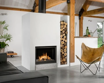 Gas Fire Smart - Front 90 - 80