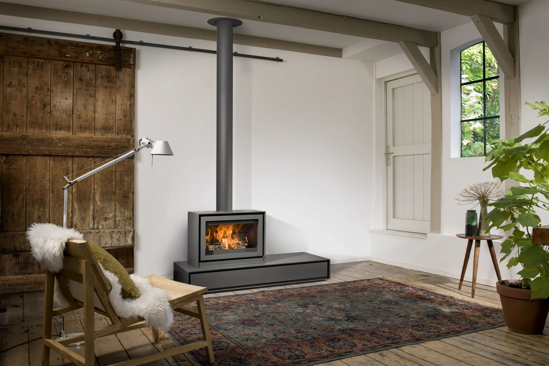 BOX 20 65 op stalen plateau